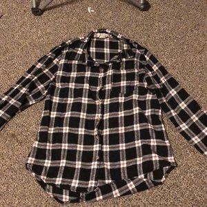 Black and white flannel